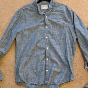 Express L/S button up.